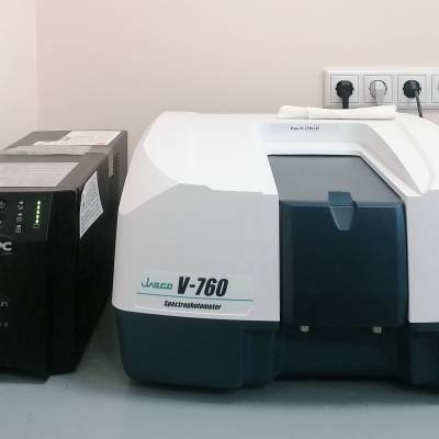 V-760 UV-Visible Spectrophotometer, JASCO Inc.